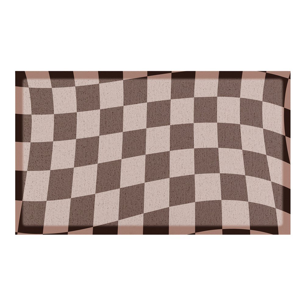 Rohožka z PVC 40x70 cm Checkerboard – Artsy Doormats