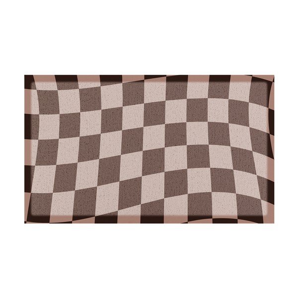 Rohožka z PVC 40x70 cm Checkerboard – Artsy Doormats