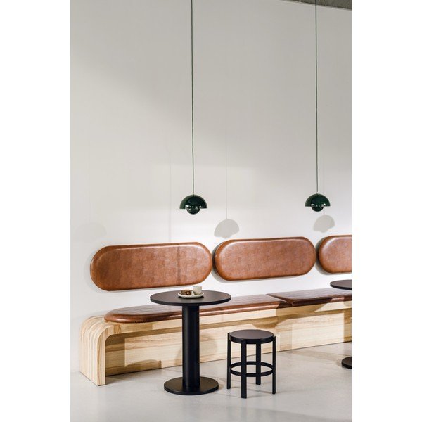 Okrúhly jedálenský stôl s doskou v dubovom dekore ø 65 cm Sool – noo.ma-image-1