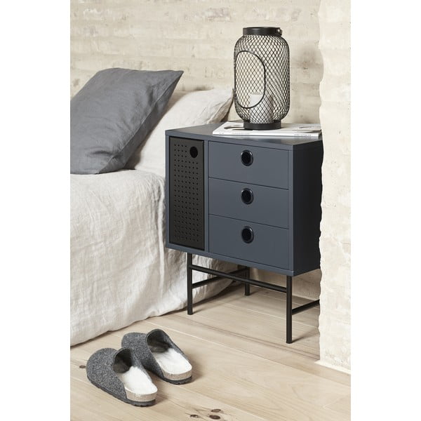 Tmavomodrý nočný stolík Teulat Punto-image-1