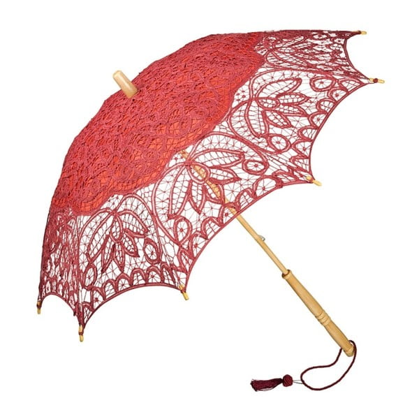 Vínový dáždnik s rúčkou Von Lilienfeld Lace Vivienne