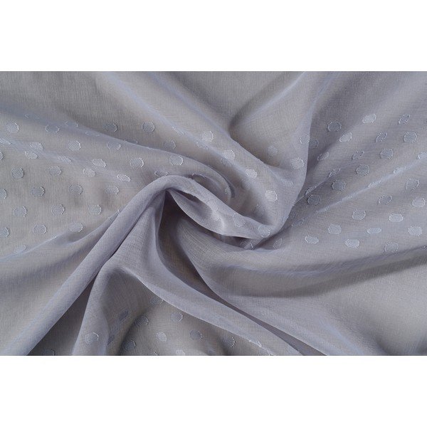 Sivá záclona 140x260 cm Aurea – Mendola Fabrics-image-3