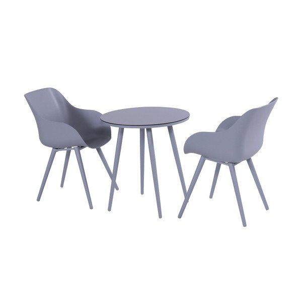 Sivý záhradný stolík Hartman Sophie Studio Bistro, ø 66 cm-image-2