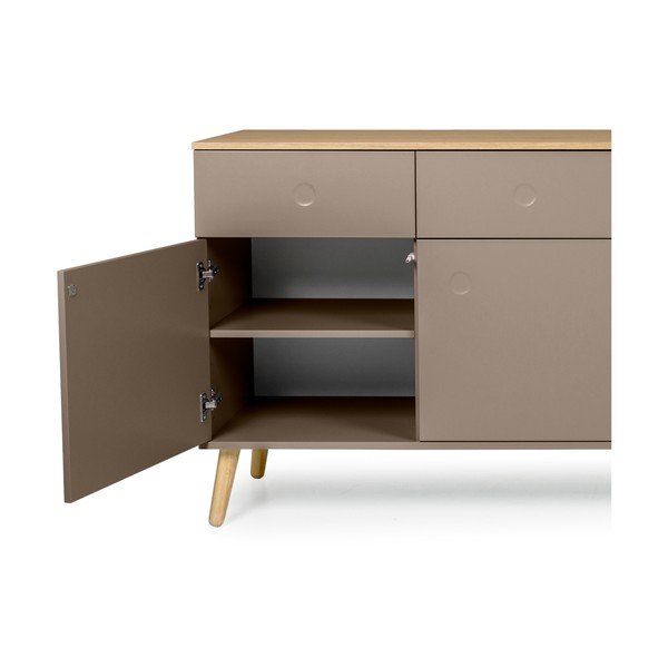 Hnedá komoda Tenzo Dot, 192 x 86 cm-image-4