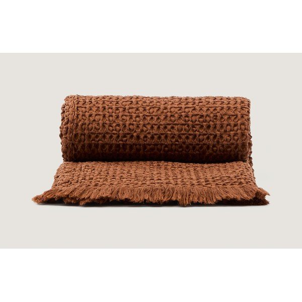 Hnedá deka 130x170 cm Nulina – Kave Home-image-3
