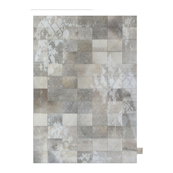 Strieborný koberec Viper, 125x180cm