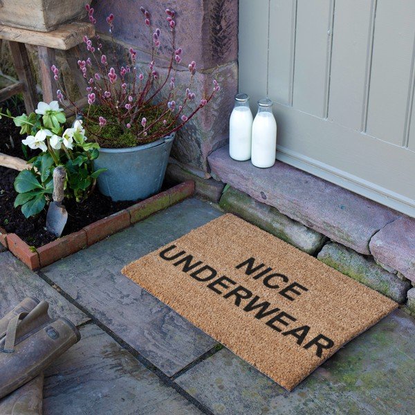 Rohožka z kokosového vlákna 40x60 cm Nice Underwear – Artsy Doormats-image-4