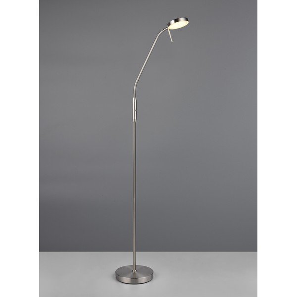 LED stojacia lampa v striebornej farbe (výška 160 cm) Moreno – Reality-image-2