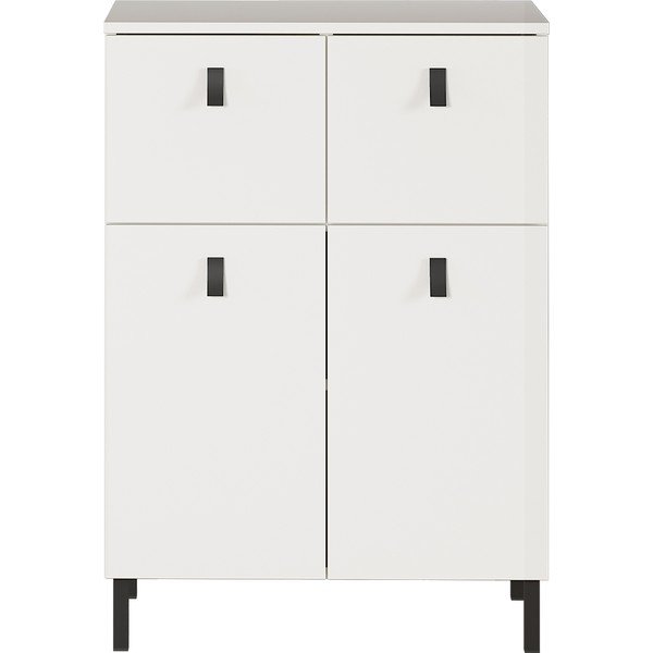 Biela skrinka Germania Tulsa, výška 86 cm-image-1