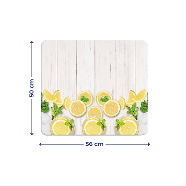 Kryt na stenu pri sporáku z tvrdeného skla 50x56 cm Lemons – Wenko-image-4