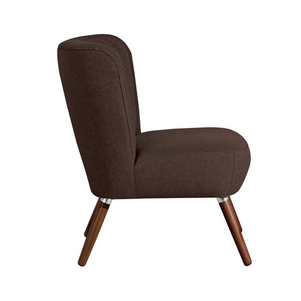 Tmavohnedé kreslo Max Winzer Neele Chocolate Full-image-2