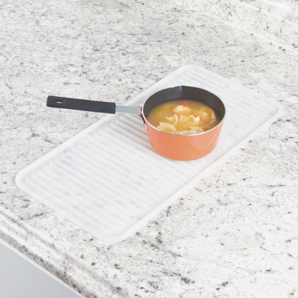 Silikónový odkvapávač na riad iDesign Lineo Drying Mat, 40,5 x 20,5 cm-image-1