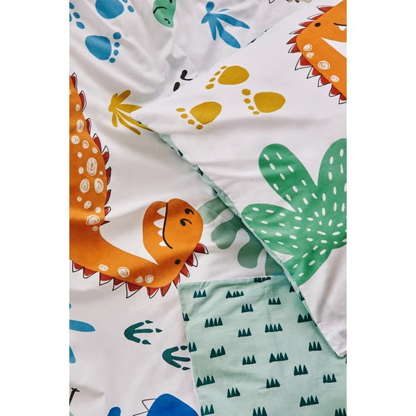 Detské bavlnené obliečky Bonami Selection Dinos, 140 x 200 cm-image-1