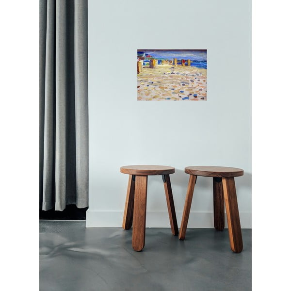 Obraz - reprodukcia 40x30 cm Holland - Beach Chairs, Wassily Kandinsky - Fedkolor-image-1