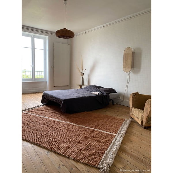 Bavlnený koberec v béžovo-tehlovej farbe 170x240 cm Duetto Toffee – Lorena Canals-image-4