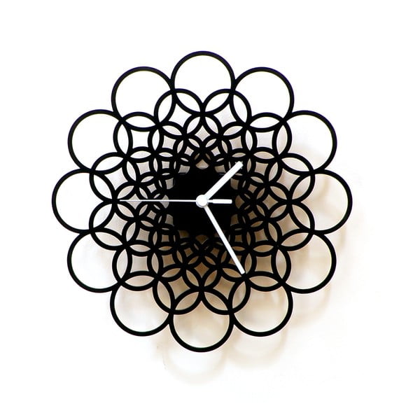 Drevené hodiny Rings, 29 cm