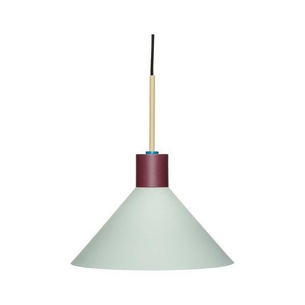 Svetlomodré závesné svietidlo ø 35 cm Crayon – Hübsch