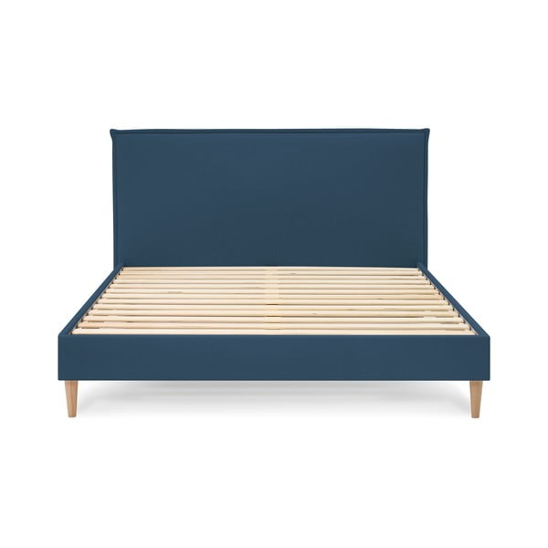 Modrá dvojlôžková posteľ Bobochic Paris Sary Light, 180 x 200 cm-image-3