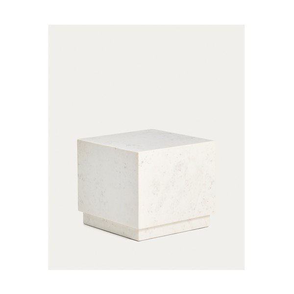 Mramorový odkladací stolík 40x40 cm Sorein – Kave Home-image-3