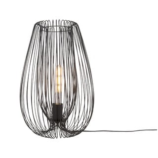 Čierna stolová lampa Leitmotiv Lucid Large