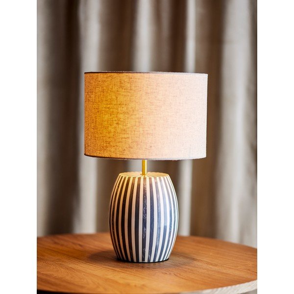 Biela/sivá LED stolová lampa (výška  47 cm) Tali – Bloomingville-image-1