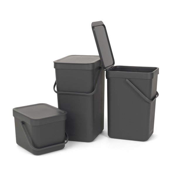 Kôš Sort & Go 12 l, sivý-image-3