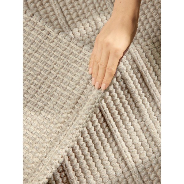 Krémovobiely ručne tkaný vlnený behúň 80x250 cm Camden Parker – Ted Baker-image-2