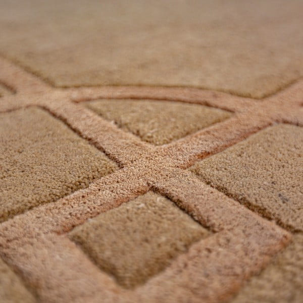 Ručne tkaný vlnený koberec v terakotovej farbe 120x170 cm Gatsby – Flair Rugs-image-2