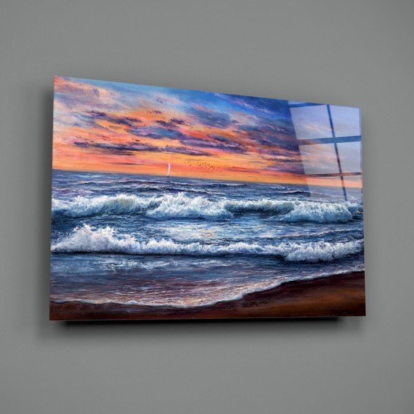 Sklenený obraz Insigne Waves, 72 x 46 cm-image-3
