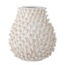 Krémová ručne vyrobená váza z kameniny Spikey – Bloomingville