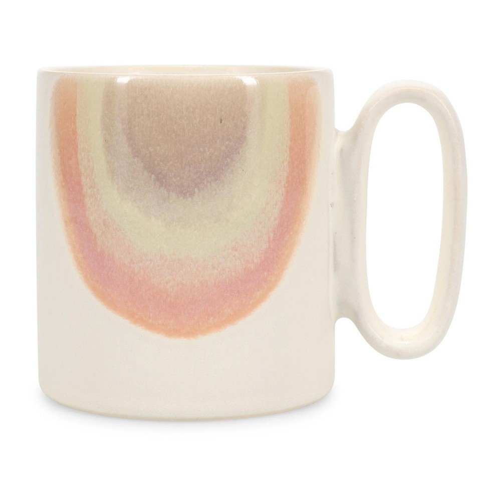 Ružový/béžový kameninový hrnček 390 ml Paint – Salt&Pepper