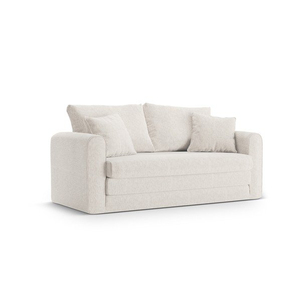 Biela rozkladacia pohovka 158 cm Lido – Micadoni 