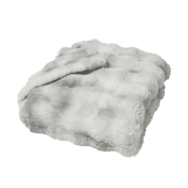 Sivá deka z mikroplyšu 180x220 cm Mounty – douceur d'intérieur