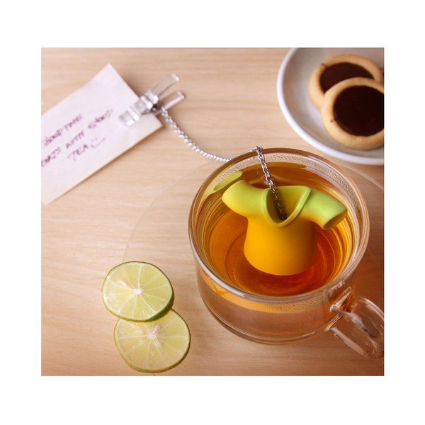 Čierne čajové sitko Qualy Tea Shirt-image-2