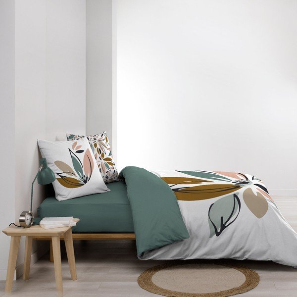 Biele bavlnené obliečky na dvojlôžko/predĺžené 240x220 cm Octavia – douceur d'intérieur-image-1