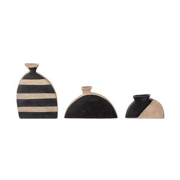 Súprava 3 terakotových váz Bloomingville Nezha, výška 23 cm-image-3