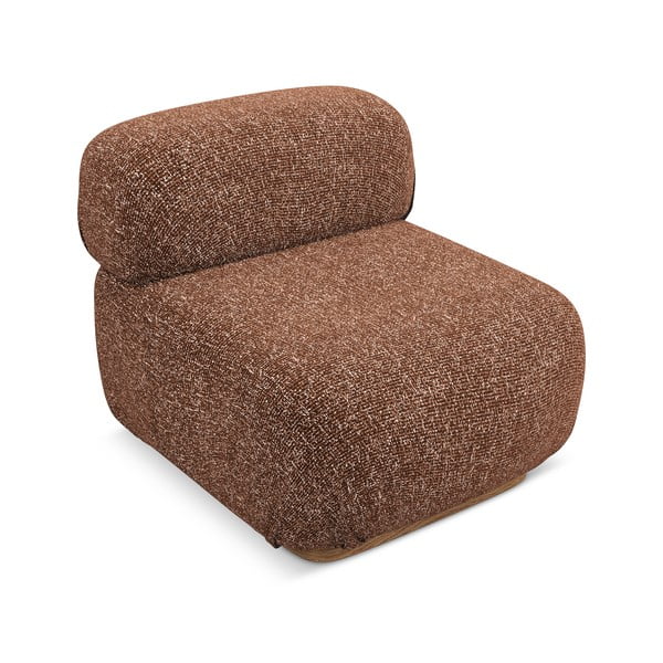 Oranžový/hnedý modul pohovky Ailani – Makamii-image-3