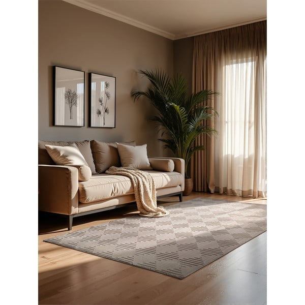 Béžový koberec 160x235 cm Perles Tourmaline – Elle Decoration-image-1