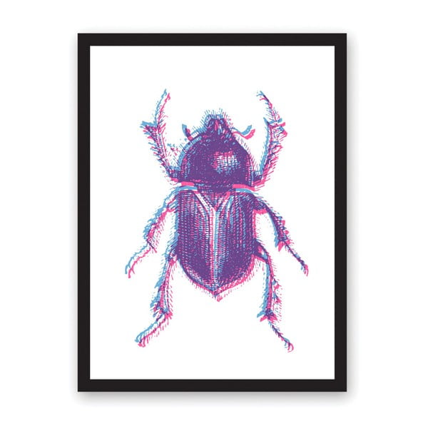 Plagát Ohh Deer Beetle, 29,7 × 42 cm