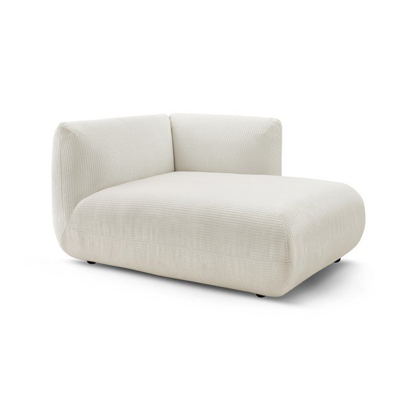 Biely menčestrový modul pohovky (pravý roh) Lecomte – Bobochic Paris-image-3