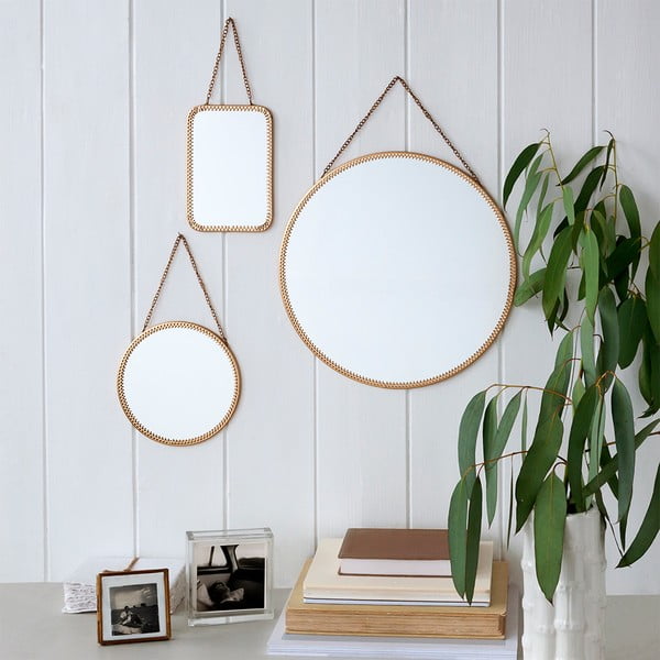 Nástenné zrkadlo ø 29 cm – Rex London-image-3