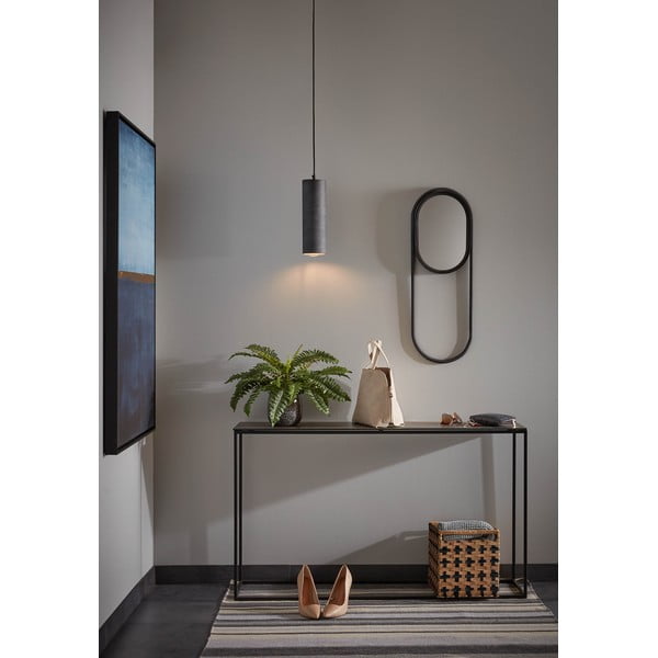 Čierne závesné svietidlo Kave Home Maude, výška 31 cm-image-1