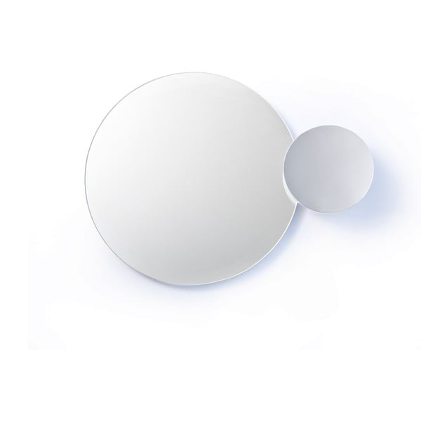 Biele nástenné zrkadlo Wireworks Eclipse