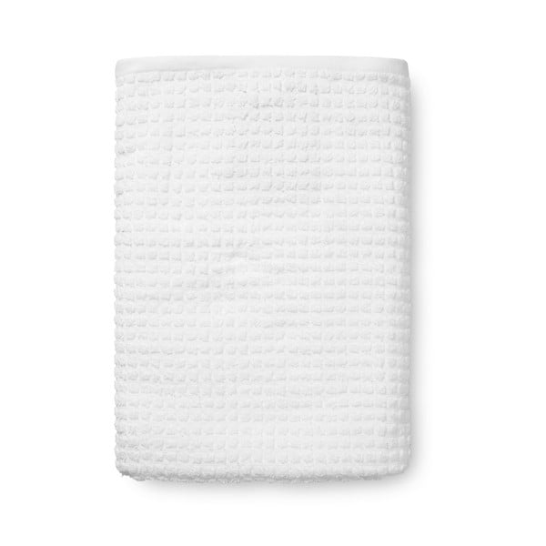 Biela froté osuška z Bio bavlny 70x140 cm Check – JUNA