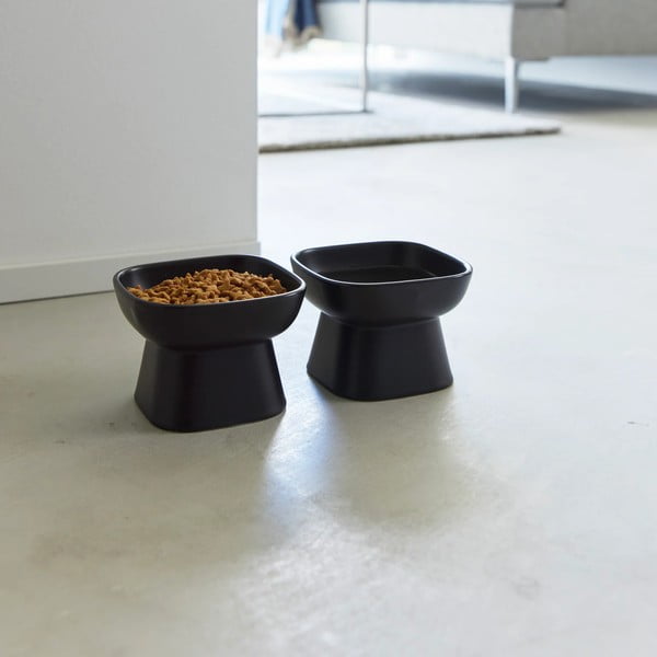 Keramická miska pre domáceho maznáčika Tower – YAMAZAKI-image-4