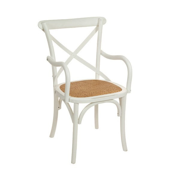 Biela drevená stolička Santiago Pons Manolo