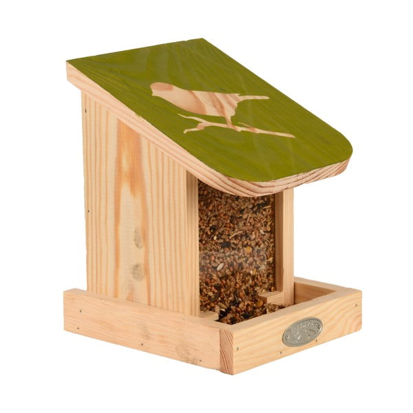 Kŕmidlo pre vtákov z masívnej borovice Esschert Design Diapozitiv, dĺžka 17 cm-image-2