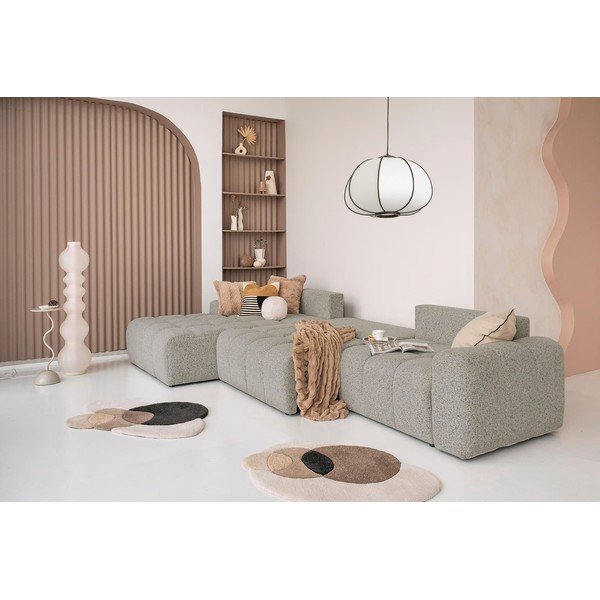 Svetlohnedá rozkladacia modulárna rohová pohovka s úložným priestorom (ľavý roh) Lulu – Miuform-image-1