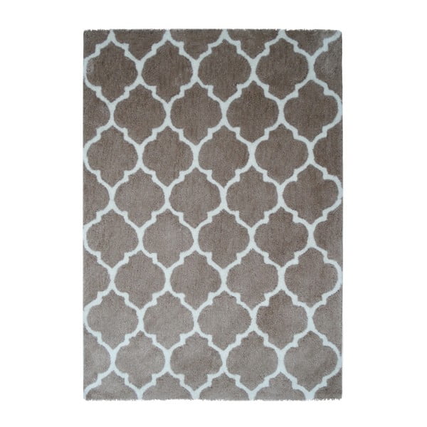 Sivo-hnedý koberec Smooth, 160x230cm