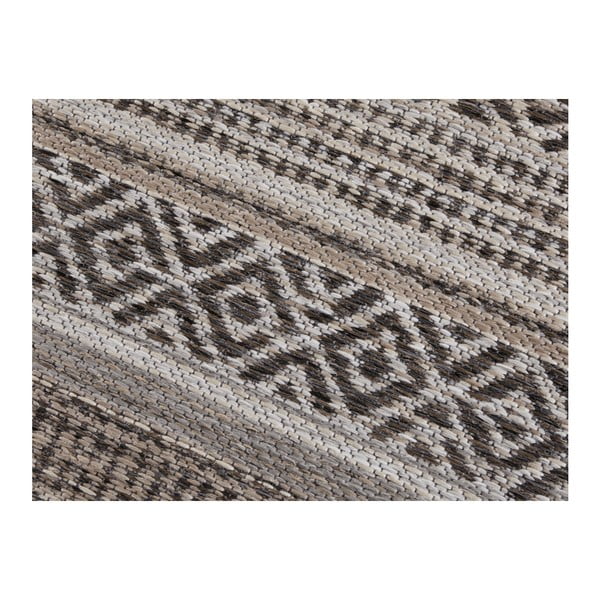 Hnedý koberec vhodný aj do exteriéru Elle Decoration Bloom Torcy, 80 × 150 cm-image-3